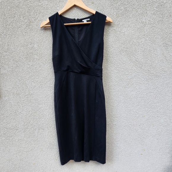 Halogen Dresses & Skirts - Halogen Wrap Dress Women's Size 2 Black Classic Minimalist Neutral Staple Piece
